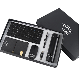 Juegos de Regalo Empresariales Personalizados Promocionales, Cuaderno de Lujo, Bolígrafo, Vaso Térmico, Teclado, Ratón, Memoria USB para Regalos Corporativos - Product Image 1