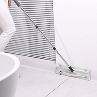 Precipitador electrostático plano doméstico de doble propósito desechable de fábrica, funciones de limpieza en seco y húmedo, diseño manos libres de chenilla