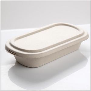 High Quality Bagasse Food Container Disposable Clam Hamburger Large Capacity Lunch Box - Product Image 2