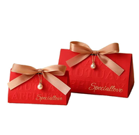 Boîte-cadeau en carton écologique biodégradable avec poignée pour l'emballage des produits, logo personnalisé