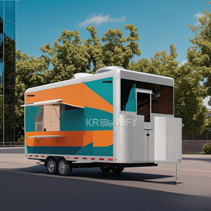 Remolque de Comida Móvil, Duradero, con Ventana de Venta, para Hot Dogs, Helados y Otros Alimentos - Product Image 5