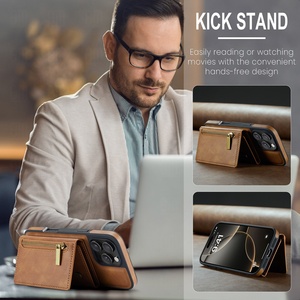 Rfid 2 Trong 1 Da Cho Iphone 16 Có Thể Tháo Rời Từ Lật Bìa Chủ Thẻ Ví Trường Hợp Điện Thoại Cho Iphone 12 14 13 15 Pro Max - Product Image 6