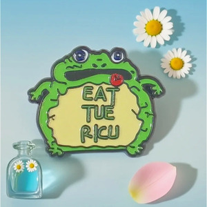 Cute Cartoon Tongue-Sticking Green Frog <strong>Collar</strong> Pin Brooch Scarf <strong>Clip</strong> for Wome - Product Image 3