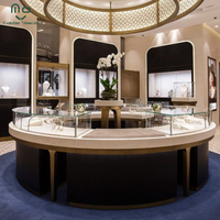 Vitrine de présentation de bijoux en aluminium de haute qualité avec éclairage LED, armoires murales robustes et écologiques
