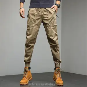 Pantalons skinny personnalisés imperméables pour l'extérieur Pantalons pour hommes Pantalons en nylon à coupe ajustée et légère