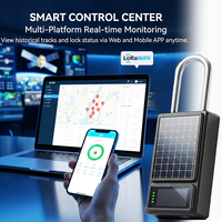 Traceur de conteneur GPS électronique étanche 4G GLONASS LBS RFID NFC LoRa BLE avec application Android