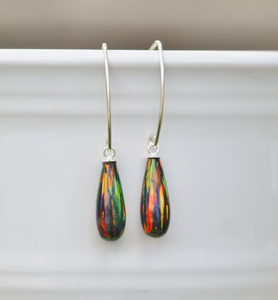 Ukuran berbeda 98 warna air mata jatuh <span class=keywords><strong>Opal</strong></span> sintetis untuk anting-anting - Product Image 2