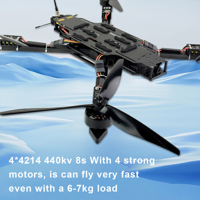 High-Strength 10-Inch Carbon Fiber Quadcopter Frame Curved FPV Racing Drone Body Long-Life Durability Custom Brand Guangdong