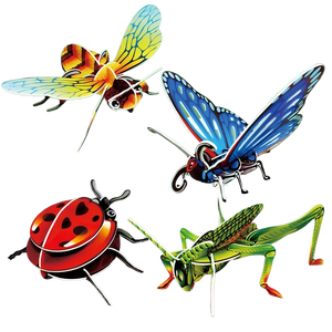 Puzzle 3D stéréo créatif pour enfants, jouet à assembler pour le développement intellectuel et l'éducation précoce - Product Image 1