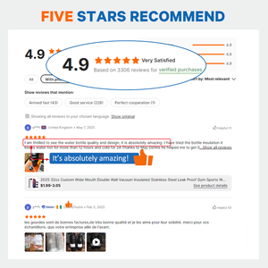 Botol Air Anjing Portabel Everich 2 in 1 32oz dari Baja Anti Karat Ganda dengan Wadah Makanan di Bagian Bawah dan Mangkuk Anjing - Product Image 6