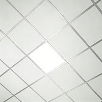 Plafond suspendu en plaques de plâtre perforées artistiques de 7 mm en PVC vinyle, installation facile, avec système de grille galvanisée