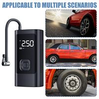 Pompe à air portable pour pneus de voiture, compresseur d'air électrique 150 PSI, gonfleur de pneus 4500 mAh, mise à niveau 150 PSI