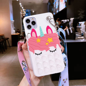 Ốp Túi Đựng Tiền Xu Hình Bong Bóng Cho Huawei P Smart 2021 P50 P40 P30 P20 P10 Selfie P9 P8 Lite 2017 Ốp Ví Mềm Dễ Thương - Product Image 3