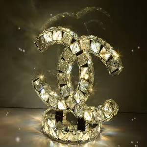 New Design Modern Decorative Home Hotel Creative Nordic Luxury Bedside Bedroom Study Led Crystal Table <b>Lamp</b> - Product Image 5