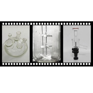 Réacteur en verre double couche pour synthèse sous vide, extraction, polymérisation chauffée, avec acier inoxydable résistant à la corrosion - Product Image 4