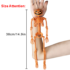 Décoration suspendue en plastique pour Halloween : Têtes de mort et squelettes d'horreur pour le Festival des Fantômes - Product Image 2