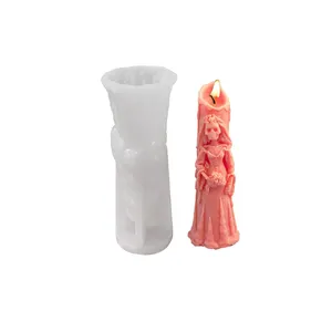 Stampo in Silicone per candele di Halloween in stile incorporato di alta qualità stampo in Silicone per candele fai da te