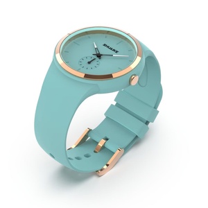 Montre analogique à quartz pour femmes SHUAIKE avec bracelet en silicone et boîtier en plastique, styles simples, élégante, étanche, montre pour fille - Product Image 3