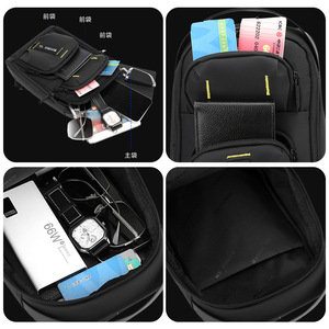 Sac à dos professionnel léger pour homme, nouvelle collection, pour ordinateur portable 14 pouces, idéal pour l'université et le travail - Product Image 4