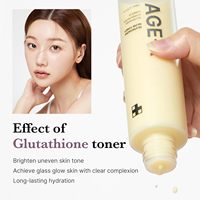 Tonique Lacté Éclat Anti-Âge au Glutathion medicube Age-R, Faible Irritation, Double Action pour un Teint Uniforme et un Éclat de Verre, Soin Coréen pour la Peau