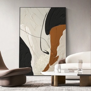 100% peintures à l'huile peintes à la main sur toile peintures murales de luxe <span class=keywords><strong>pour</strong></span> salon hall d'entrée décoration peintures suspendues - Product Image 3