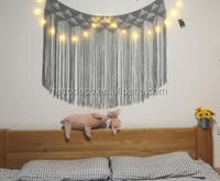 Boho Home Decor Art macramé tenture murale faite à la main décoration murale tissée tapisserie suspendue