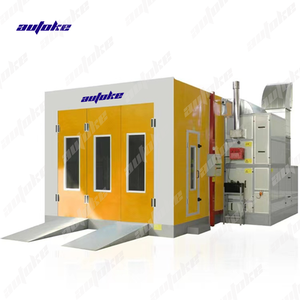 Sang trọng 8m * 5.4m * 3.4M ô tô phun gian hàng DIESEL sưởi ấm xe sơn lò với hệ thống chiếu sáng LED - Product Image 4