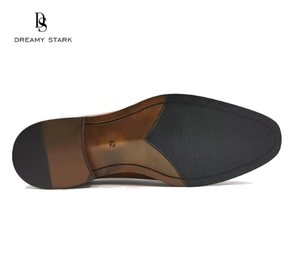 Zapatos Oxford de Vestir para Hombre, de Cuero Genuino, Forro de Piel de Cerdo, Punta Puntiaguda, con Cordones, Transpirables, Suela de Goma Antideslizante, Formales - Product Image 3