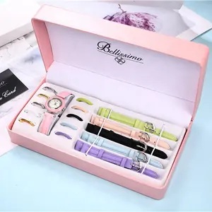 New Fashion OEM Watch Set For Women gift with interchangeable straps and faces