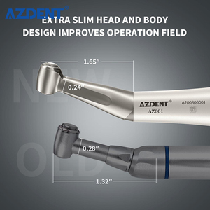 Zdent-botón dental de baja velocidad, pieza de mano con contraángulo