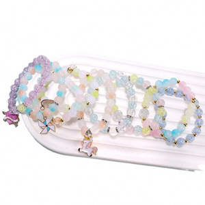 Diy Beaded Jewelry Kit Glass Beads Imitation Pearls Spacer Beads Pendant <b>Set</b> For Crafting Bracelets Necklaces Accessories - Product Image 5