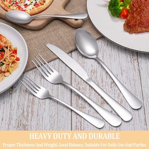 Nhà bếp nhà hàng khách sạn thép không gỉ Flatware thiết lập dao kéo cho cắm trại Muỗng Nĩa ăn tối dao - Product Image 2