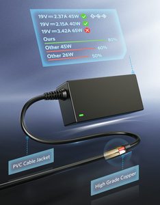 Adaptateur secteur 45W 19V 2.37A pour ordinateur portable Chromebook Chargeur pour Acer Chromebook CB3 CB5 11 13 14 15 R11 A13-045N2A N15Q9 C731 C738T N15Q8 - Product Image 3