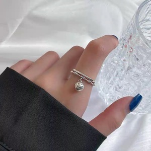 S925 Sterling <b>Silver</b> Smile Face <b>Ring</b> Open Design Women's Fashion Jewelry Gift - Product Image 3