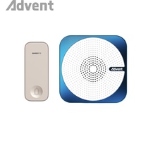 Sonnette de porte sans fil intelligente Advante, sonnette de porte cinétique, bouton-poussoir sans fil, kit de sonnette de porte sans fil fonctionnant sur piles