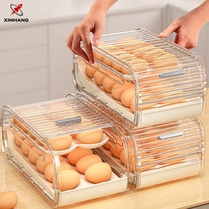 ที่เก็บไข่ในตู้เย็น XinHang รุ่นใหม่ล่าสุด กล่องเก็บไข่หลายชั้นสำหรับห้องครัว กล่องเก็บไข่ในตู้เย็นหลากสีสัน - Product Image 3