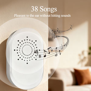 Nouvelle <span class=keywords><strong>sonnette</strong></span> <span class=keywords><strong>sans</strong></span> <span class=keywords><strong>fil</strong></span> <span class=keywords><strong>étanche</strong></span>, petite <span class=keywords><strong>sonnette</strong></span> avec un son clair, 38 mélodies, facile à installer, pour la maison, le bureau - Product Image 3