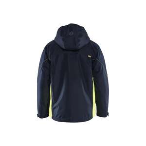 BLAKLADER - 489019778633XS <b>Lightweight</b> lined Shell <b>Jacket</b> Dark navy blue/<b>Hi</b>-<b>vis</b> yellow - EAN 7330509887998 WORK <b>JACKETS</b> - Product Image 2
