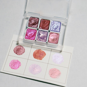 สีทาเล็บแบบญี่ปุ่นสไตล์ศิลปะ หกสีประกายมุก สีน้ำทำมือ ติดทนนาน - Product Image 5