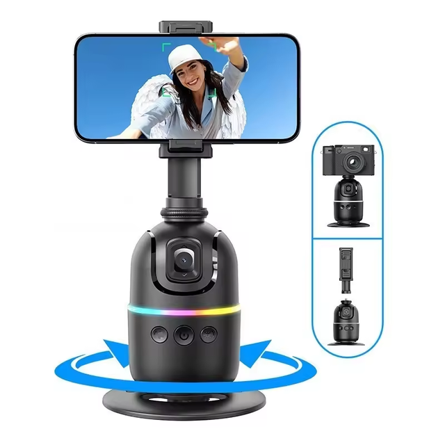 New AI Intelligent Adjustable Motion Tracking Mobile Camera Gimbal Stabilizer, Used for Live Streaming Video Log Shooting Vlog