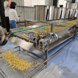 Línea de Producción Automática de Pescado Frito, Máquina para Freír Pescado Pequeño, Línea de Freír Pescado Continua - Product Image 5