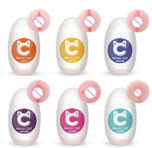 Conjunto Completo com 6 Peças de Masturbador Masculino Flexível, Kit Oral e Vaginal em Silicone Texturizado, Ovos de Masturbação para Homens - Product Image 1