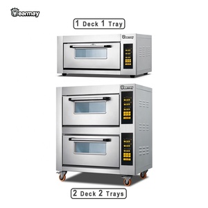 New Commercial Grade Single Double Triple Chamber Steam Function Commercial Steam Deck Touch/<strong>Knob</strong> Control Pizza Oven Cafe Bakery - Product Image 2