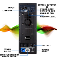 Module d'amplificateur de puissance 1500W 500W 900W 700W 4 ohms pour subwoofer, haut-parleur karaoké, Line Array, en plastique et métal, carte d'amplificateur de puissance 8 ohms