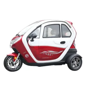 ईईसी COC 60V/72V 1500 वाट संलग्न केबिन वयस्क बिजली Tricycle गतिशीलता स्कूटर