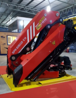 Grue à flèche articulée Palfinger SPK60002 authentique de 21 tonnes avec télécommande