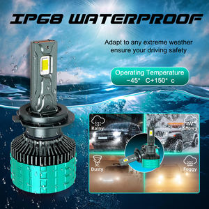 Nuevos Faros LED R16 de Gran Venta, 150W 12000LM, <span class=keywords><strong>Bombillas</strong></span> para Faros Delanteros H1 H3 H7 H11 9005 9006 9012 H4 para Automóviles Universales - Product Image 5