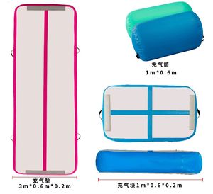 Piste de tumbling gonflable commerciale pour gymnastique, fabrication sur mesure avec logo, tapis de tumbling, sol gonflable, <span class=keywords><strong>airtrack</strong></span> - Product Image 5