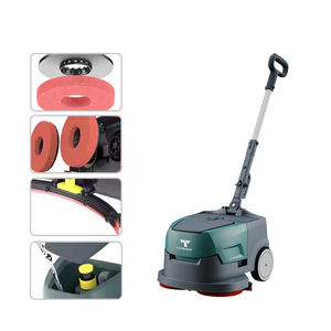 Nettoyeur de sols portatif CleanHorse K1, mini-laveuse, machine de nettoyage avec tampons et brosses pour sols en carrelage commerciaux - Product Image 4