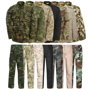 Tactical Gear Uniforms giacca e pantaloni tattici da uomo Camo ACU Uniform 2PC Set abbigliamento da allenamento